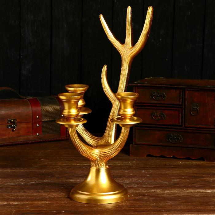 Подсвечник алюминий "Фридрих" на 3 свечи 12х12х30 см
Подсвечник алюминий "Фридрих" на 3 свечи 12х12х30 см