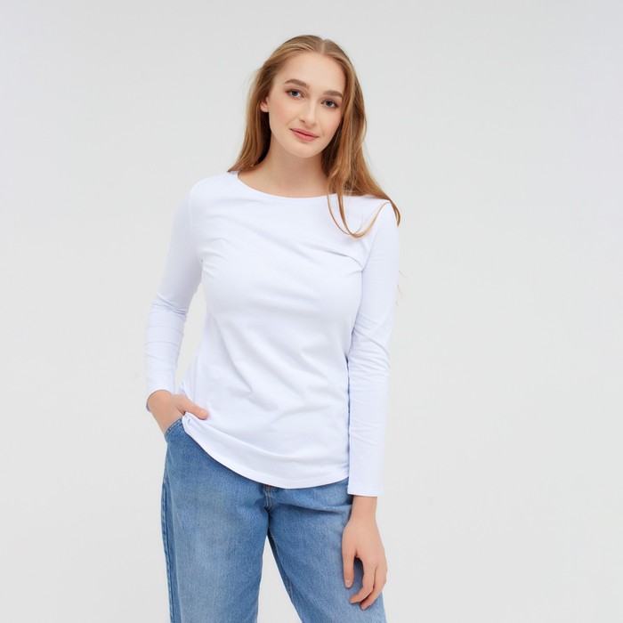 Лонгслив, цвет белый, размер 54
Лонгслив, цвет белый, размер 54