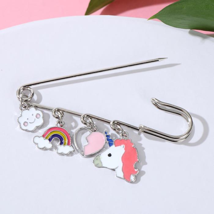 Булавка "Воображение" 7см, цветная в серебре
Булавка "Воображение" 7см, цветная в серебре