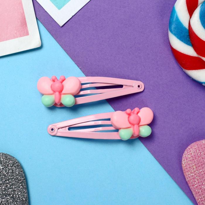 Невидимка для волос "Абель" (набор 2 шт) бабочки, 5 см, розовый
Невидимка для волос "Абель" (набор 2 шт) бабочки, 5 см, розовый