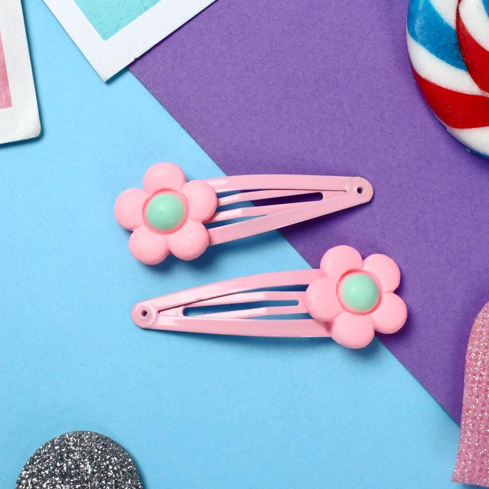 Невидимка для волос "Абель" (набор 2 шт) ромашки, 5 см, розовый
Невидимка для волос "Абель" (набор 2 шт) ромашки, 5 см, розовый