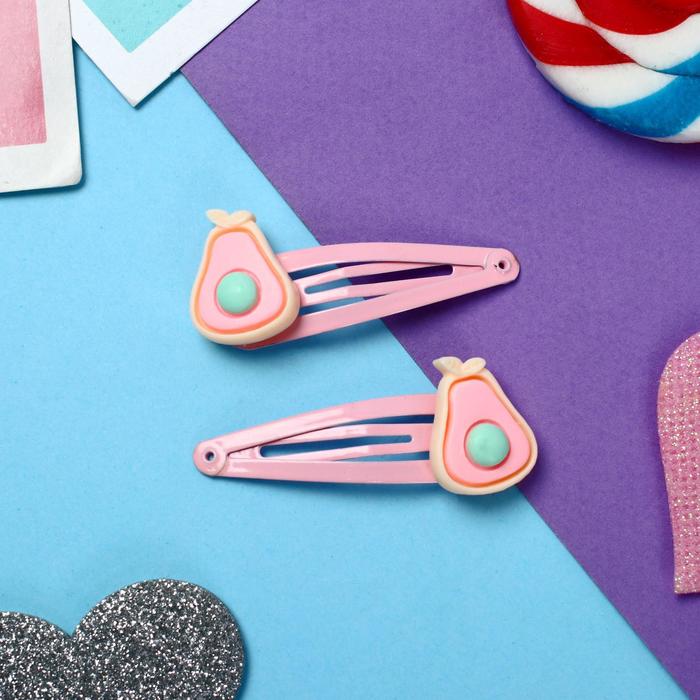 Невидимка для волос "Абель" (набор 2 шт) авокадики, 5 см, розовый
Невидимка для волос "Абель" (набор 2 шт) авокадики, 5 см, розовый