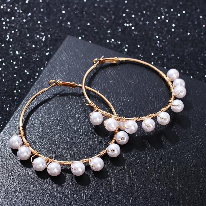 Серьги-кольца "Жемчужная кармелита" танго, цвет белый в золоте, d=5.5
Серьги-кольца "Жемчужная кармелита" танго, цвет белый в золоте, d=5.5