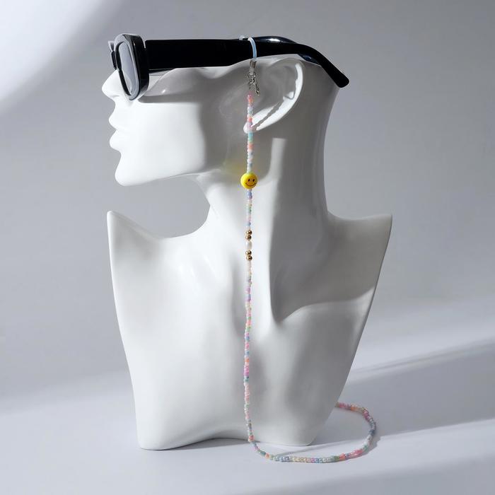 Цепочка для очков "Смайлик", цвет светло-розовый, 70 см
Цепочка для очков "Смайлик", цвет светло-розовый, 70 см