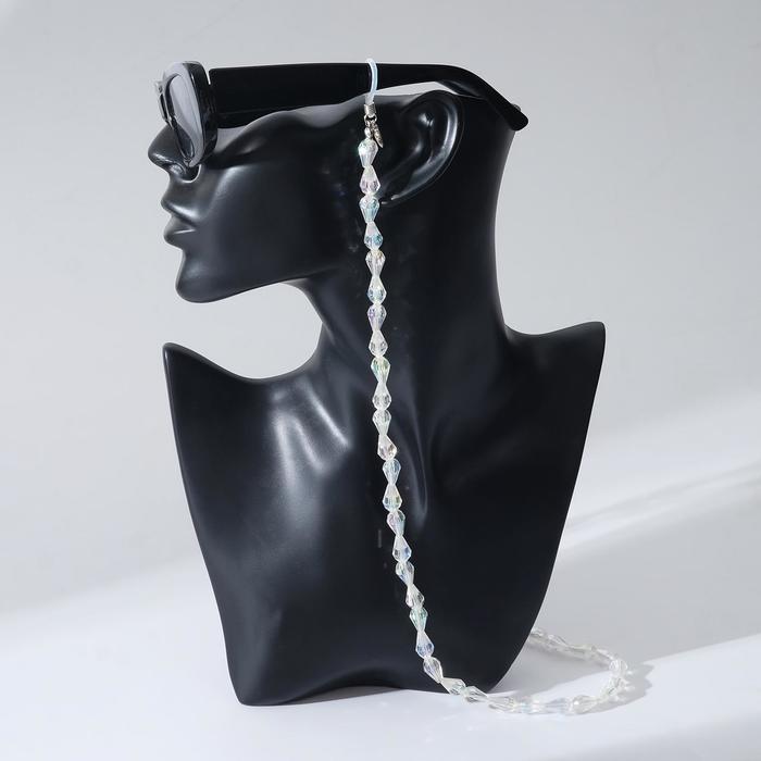 Цепочка для очков "Капля" объёмная, цвет белый, 70 см
Цепочка для очков "Капля" объёмная, цвет белый, 70 см