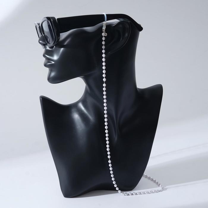 Цепочка для очков "Жемчужные бусины" d=4, цвет белый в серебре, 70 см
Цепочка для очков "Жемчужные бусины" d=4, цвет белый в серебре, 70 см