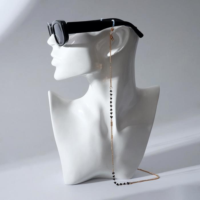 Цепочка для очков "Строгость" дорожки, цвет чёрный в золоте, 70 см
Цепочка для очков "Строгость" дорожки, цвет чёрный в золоте, 70 см