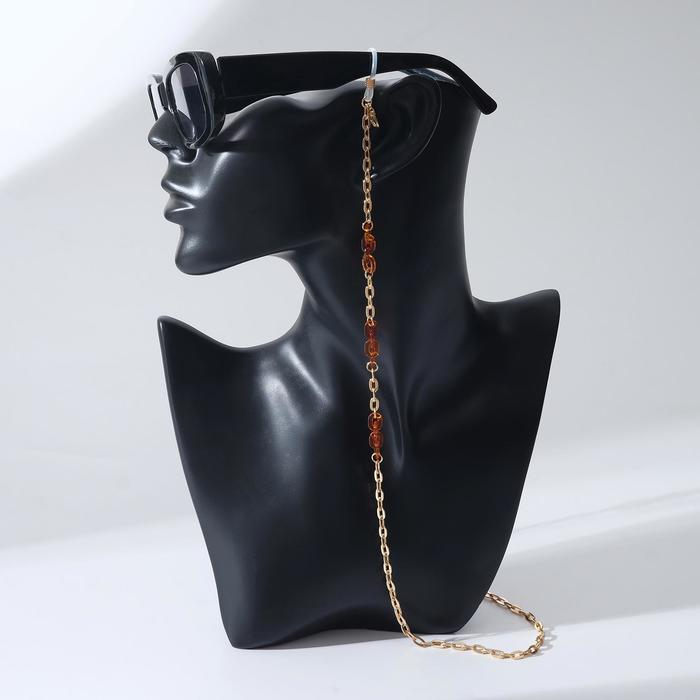 Цепочка для очков "Звенья" дорожки, цвет леопардовый в золоте, 70 см
Цепочка для очков "Звенья" дорожки, цвет леопардовый в золоте, 70 см