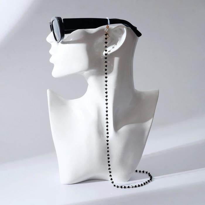 Цепочка для очков "Строгость" дорожка, цвет чёрный в золоте, 70 см
Цепочка для очков "Строгость" дорожка, цвет чёрный в золоте, 70 см