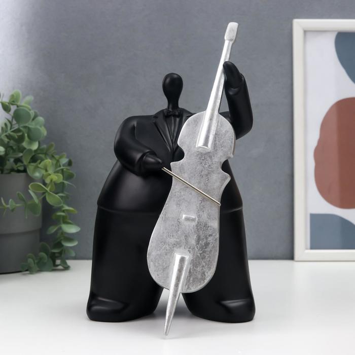 Сувенир полистоун "Толстячок-музыкант с контрабасом" чёрный 22,5х14х14 см
Сувенир полистоун "Толстячок-музыкант с контрабасом" чёрный 22,5х14х14 см
