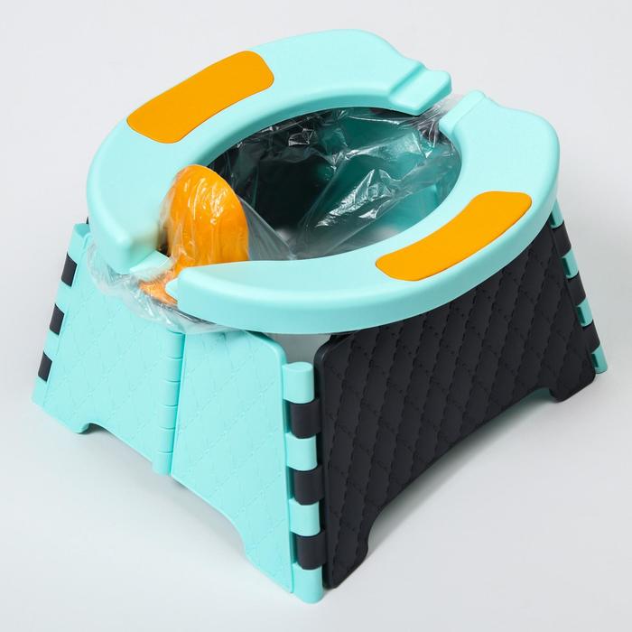 Горшок детский дорожный, складной, цвет бирюзовый
Горшок детский дорожный, складной, цвет бирюзовый