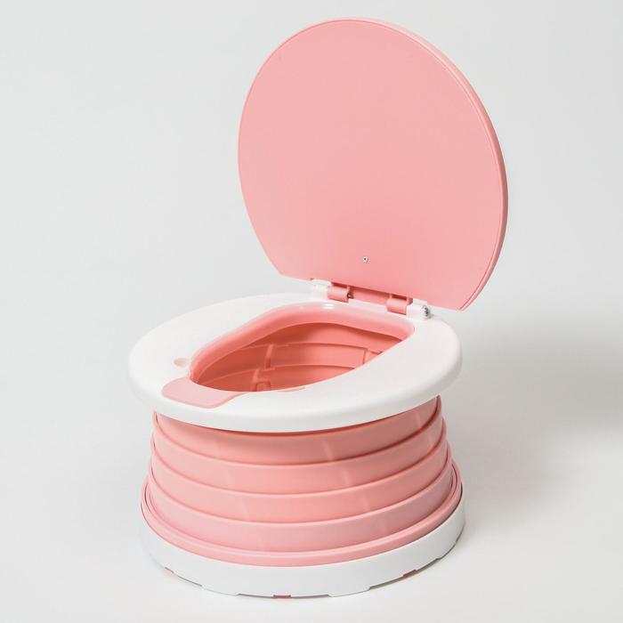Горшок детский дорожный, складной, цвет розовый
Горшок детский дорожный, складной, цвет розовый