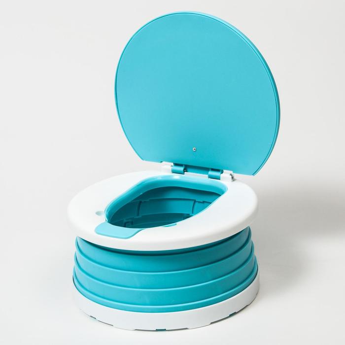 Горшок детский дорожный, складной, цвет бирюзовый
Горшок детский дорожный, складной, цвет бирюзовый