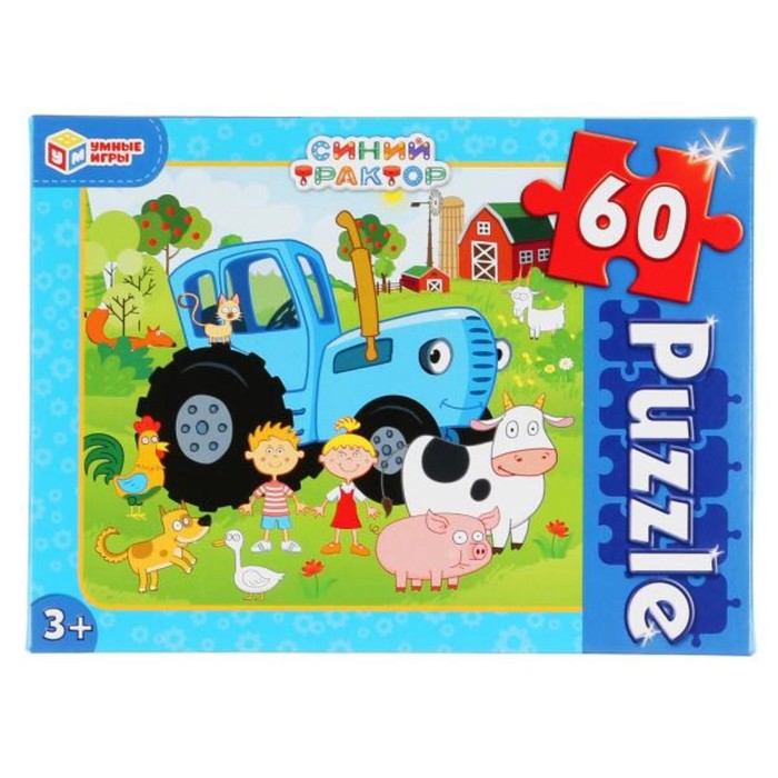 Пазл «Синий трактор», 60 элементов
Пазл «Синий трактор», 60 элементов