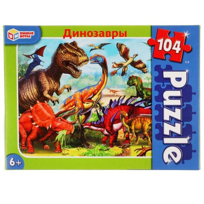 Пазл «Динозавры», 104 элемента
Пазл «Динозавры», 104 элемента