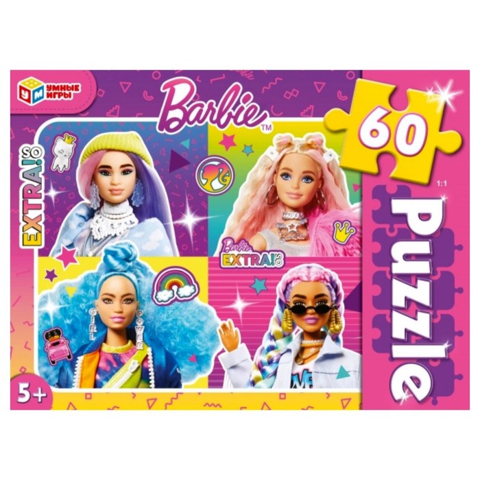 Пазл «Барби», 60 элементов
Пазл «Барби», 60 элементов