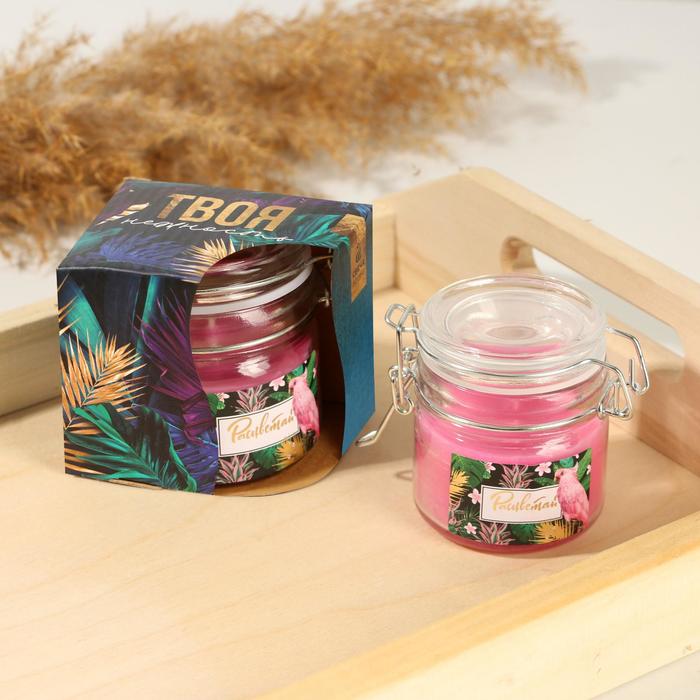 Свеча в банке с крышкой "Расцветай"
Свеча в банке с крышкой "Расцветай"