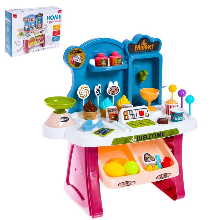 Игровой модуль «Супермаркет», 33 предмета, со световыми и звуковыми эффектами
Игровой модуль «Супермаркет», 33 предмета, со световыми и звуковыми эффектами