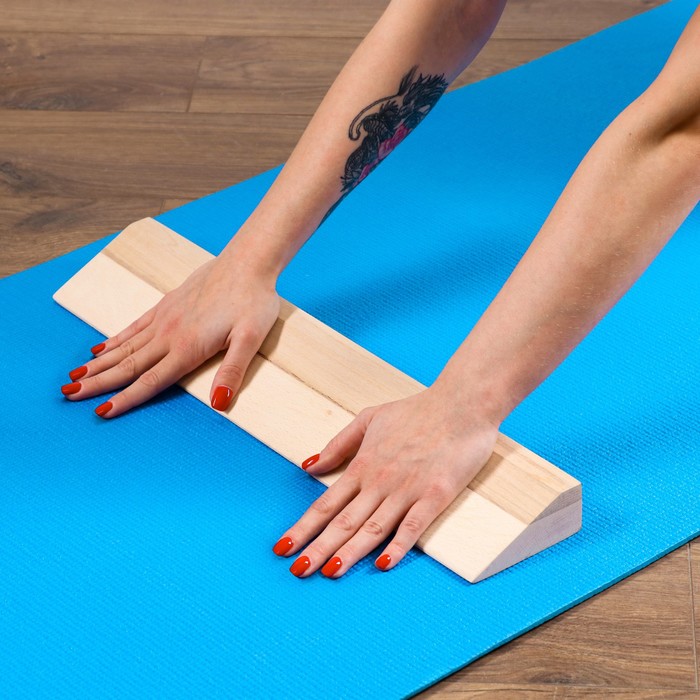 Планка деревянная для йоги, 50 х 10 х 4 см, массив бука, 1 сорт
Планка деревянная для йоги, 50 х 10 х 4 см, массив бука, 1 сорт