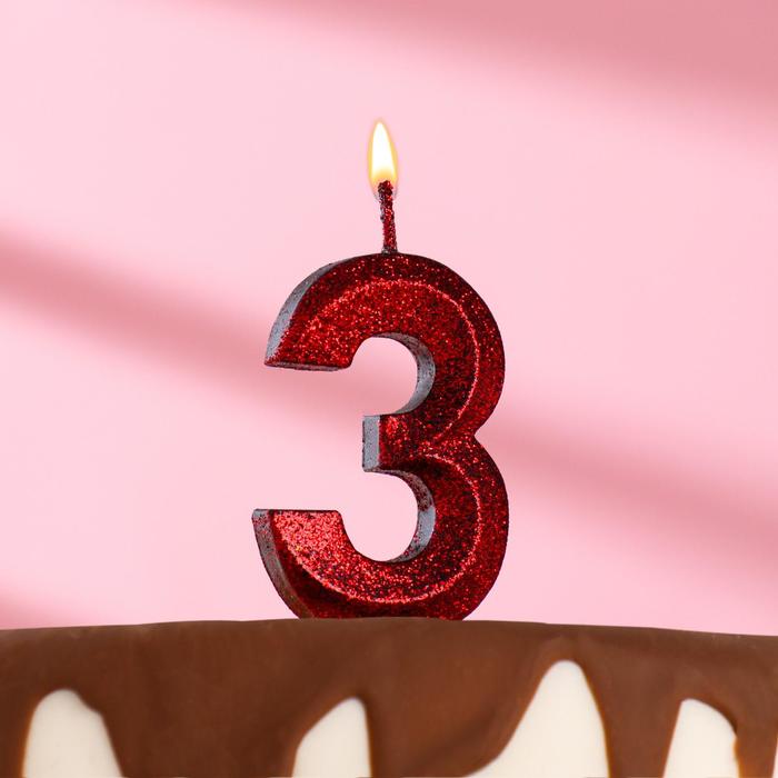 Свеча в торт "Грань", цифра 3, черная с красными блестками, 7.8 см
Свеча в торт "Грань", цифра 3, черная с красными блестками, 7.8 см