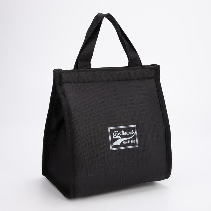 Термосумка на липучке, цвет чёрный
Термосумка на липучке, цвет чёрный