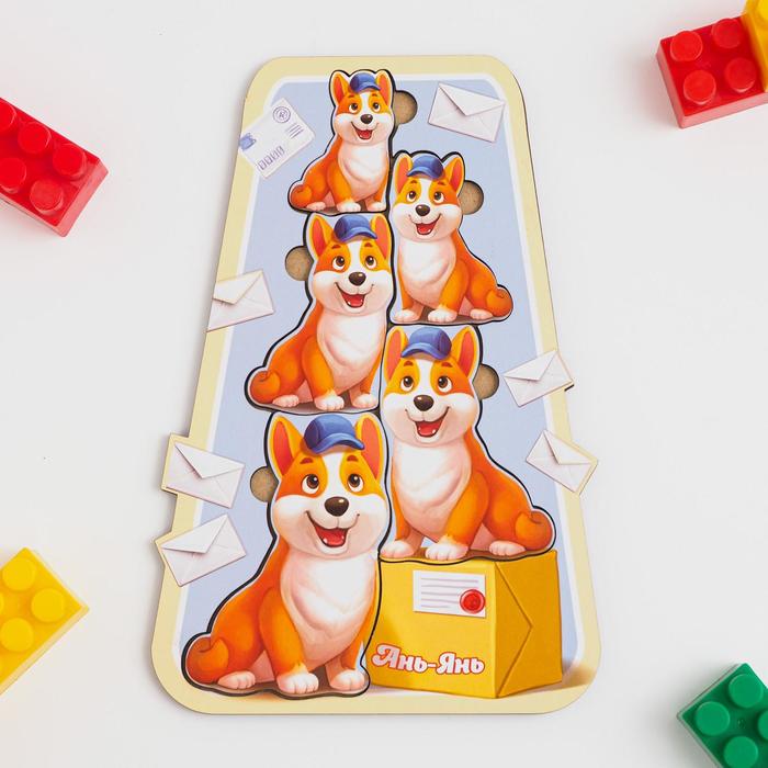 Пазл-сортер "Больше-меньше. Корги-почтальоны"
Пазл-сортер "Больше-меньше. Корги-почтальоны"