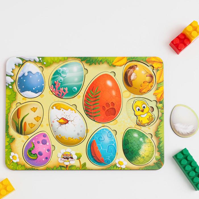 Пазл-сортер "Кто в яйце"
Пазл-сортер "Кто в яйце"