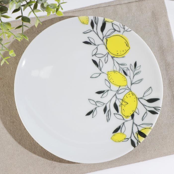 Тарелка мелкая «Лимоника», d=20 см
Тарелка мелкая «Лимоника», d=20 см
