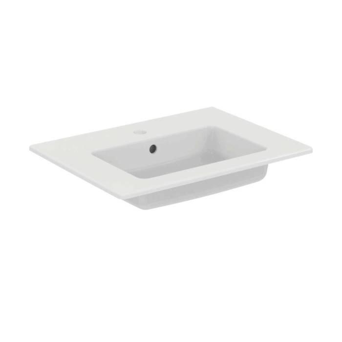 фото Раковина ideal standard tempo vanity e066801, перелив, мебельная, без сифона