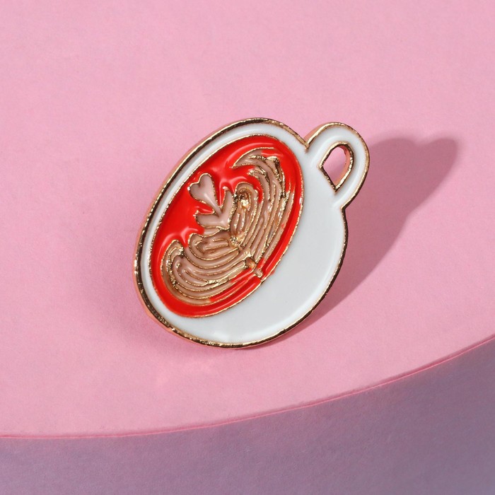 Значок "Чашка капучино", цветной в золоте
Значок "Чашка капучино", цветной в золоте