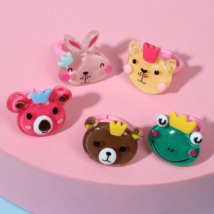 Кольцо детское "Ассорти" мультяшки, форма МИКС, цветное, безразмерное
Кольцо детское "Ассорти" мультяшки, форма МИКС, цветное, безразмерное