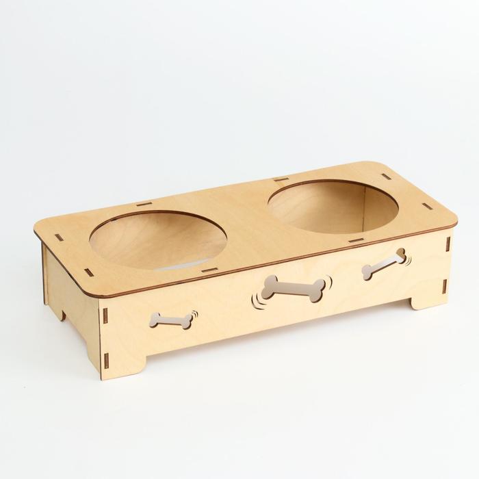 Подставка под миски Eco №2, 36 х 16 х 8 см
Подставка под миски Eco №2, 36 х 16 х 8 см