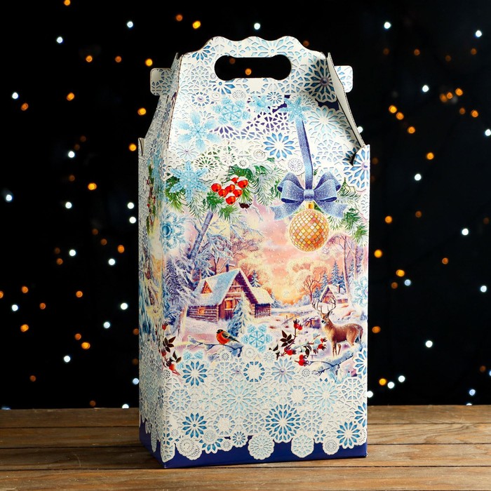 Подарочная коробка "Снежные кружева", 20,3 х 12,3 х 41 см, набор 3 шт.
Подарочная коробка "Снежные кружева", 20,3 х 12,3 х 41 см, набор 3 шт.