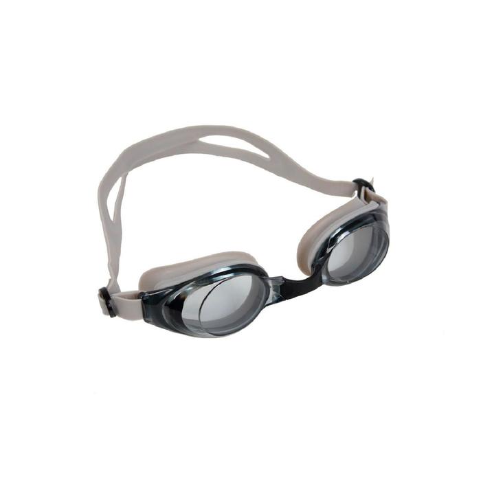 фото Очки для плавания bradex, серия «регуляр», серые, цвет линзы-серый