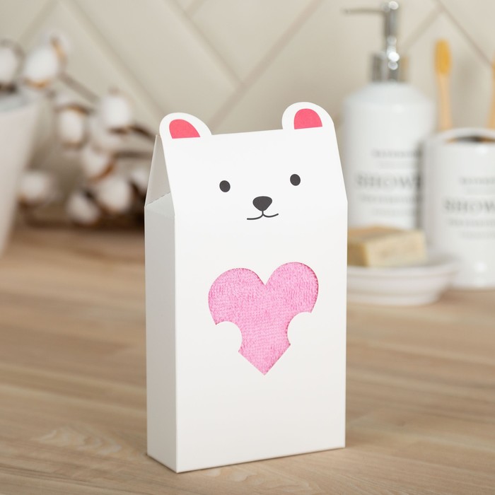 Полотенце подарочное Экономь и Я «Мишка» 30*60 см, розовый, 100% хл, 320 г/м2
Полотенце подарочное Экономь и Я «Мишка» 30*60 см, розовый, 100% хл, 320 г/м2