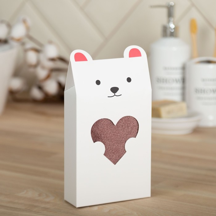 Полотенце подарочное Экономь и Я «Мишка» 30*60 см, мокко, 100% хл, 320 г/м2
Полотенце подарочное Экономь и Я «Мишка» 30*60 см, мокко, 100% хл, 320 г/м2