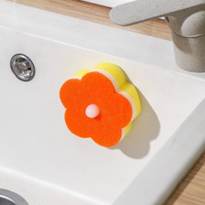 Губка с держателем на присоске, 9×4 см, цвет МИКС
Губка с держателем на присоске, 9×4 см, цвет МИКС