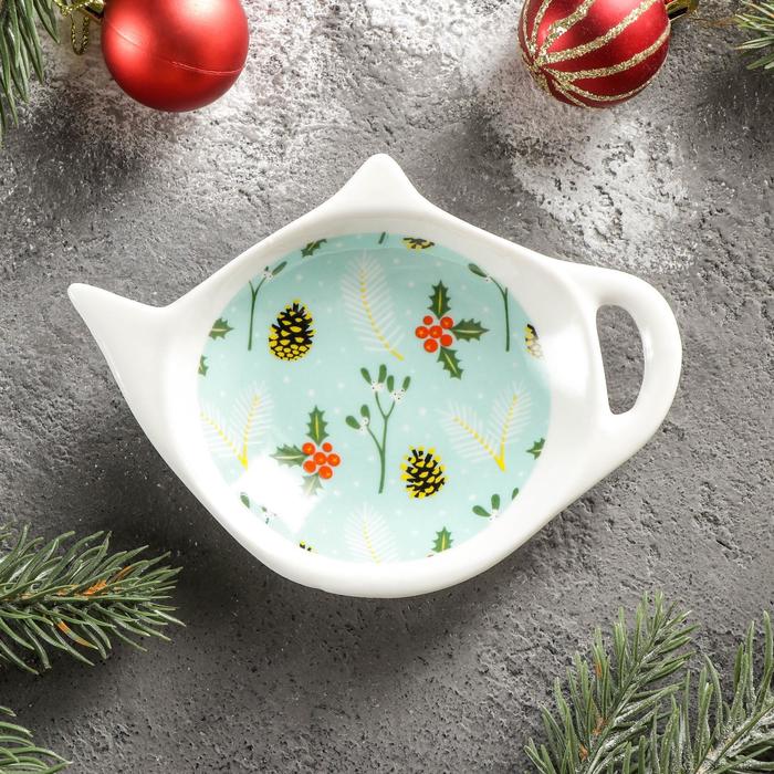 Подставка под чайный пакетик Magistro «Новый год. Шишки», 12×8,4 см
Подставка под чайный пакетик Magistro «Новый год. Шишки», 12×8,4 см