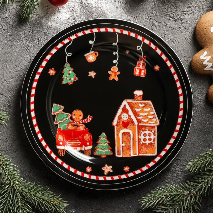 Тарелка десертная Magistro «Новый год. Пряничное волшебство», d=20,5 см
Тарелка десертная Magistro «Новый год. Пряничное волшебство», d=20,5 см