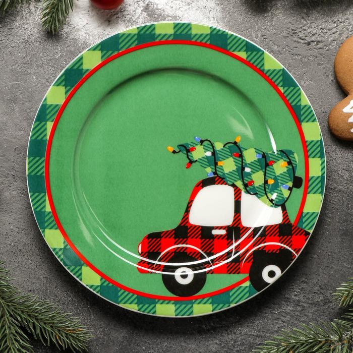 Тарелка фарфоровая десертная Magistro «Новый год. Пряничный домик», d=20,5 см
Тарелка фарфоровая десертная Magistro «Новый год. Пряничный домик», d=20,5 см