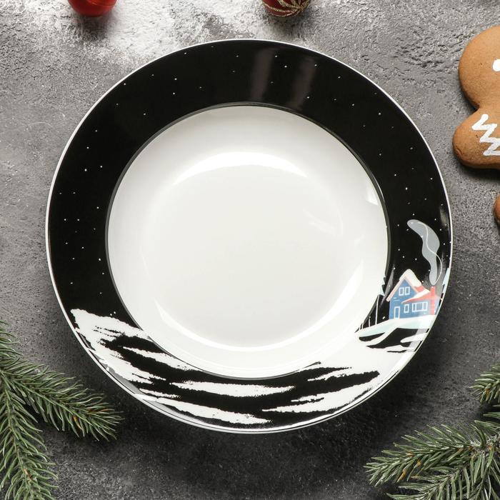 Тарелка суповая Magistro «Новый год. Домик», 500 мл, d=20,2 см
Тарелка суповая Magistro «Новый год. Домик», 500 мл, d=20,2 см