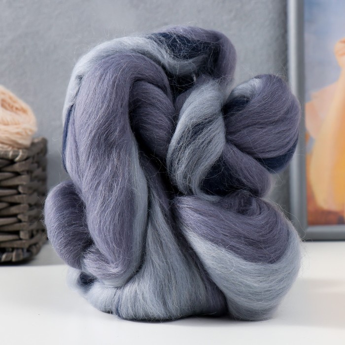 Шерсть для валяния 100% полутонкая шерсть 50 гр меланж (9408)
Шерсть для валяния 100% полутонкая шерсть 50 гр меланж (9408)