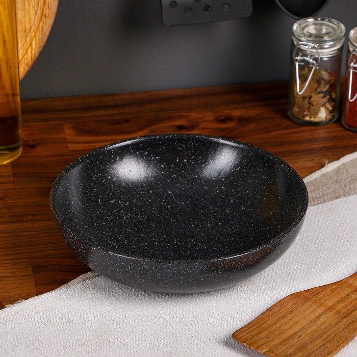 Миска для вареников "Гранит", чёрная, 1 л
Миска для вареников "Гранит", чёрная, 1 л