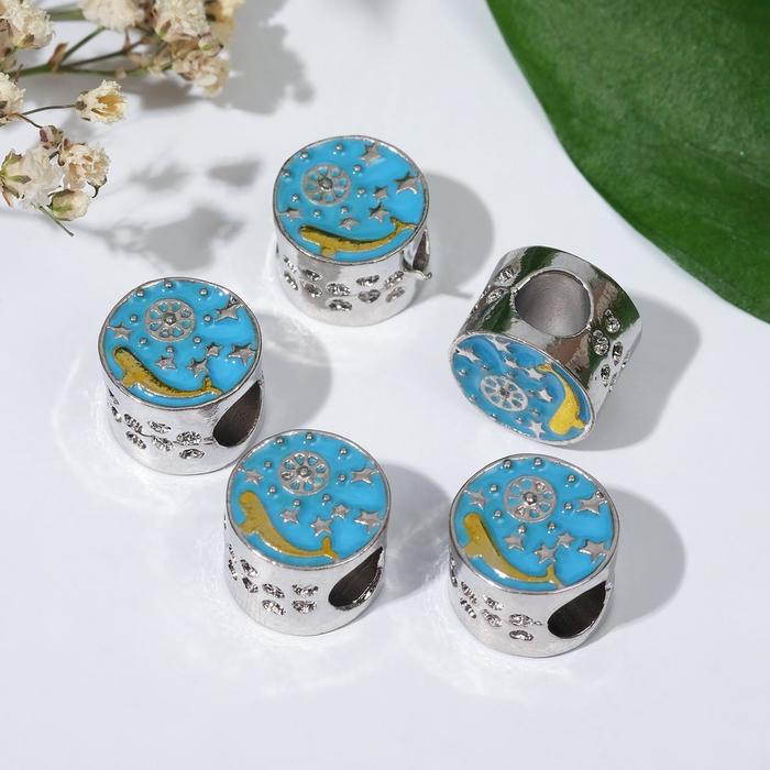 Талисман "Кит", цвет золотисто-голубой в серебре
Талисман "Кит", цвет золотисто-голубой в серебре