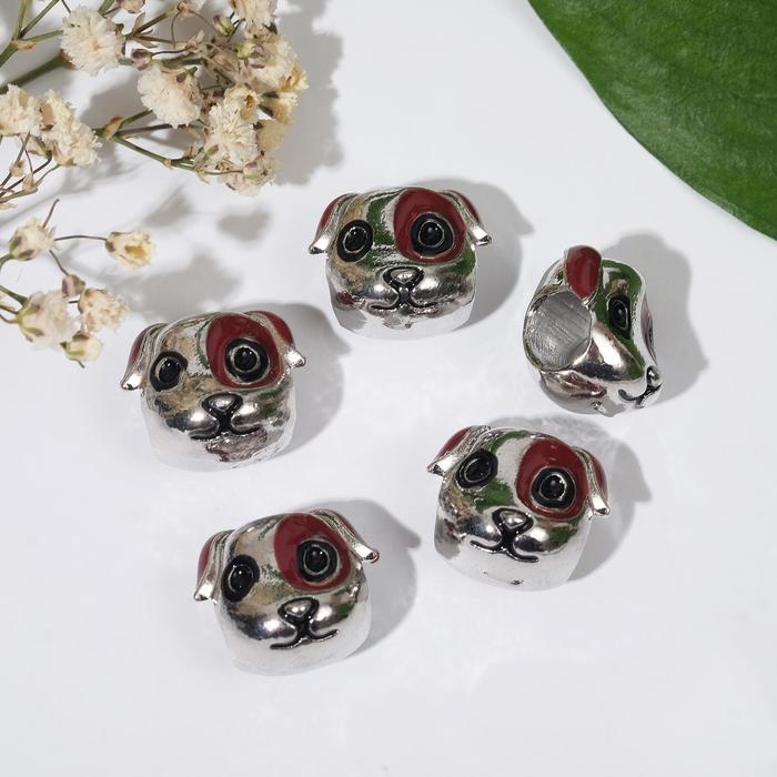 Талисман "Собака" джек рассел, цвет коричневый в серебре 
Талисман "Собака" джек рассел, цвет коричневый в серебре