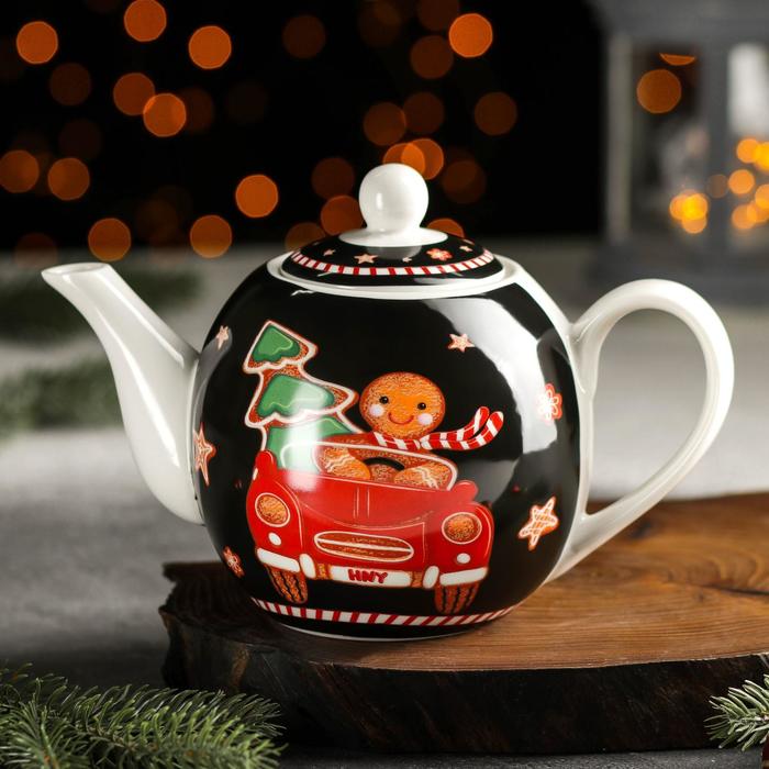 Чайник заварочный Magistro «Новый год. Пряничное волшебство», 800 мл
Чайник заварочный Magistro «Новый год. Пряничное волшебство», 800 мл