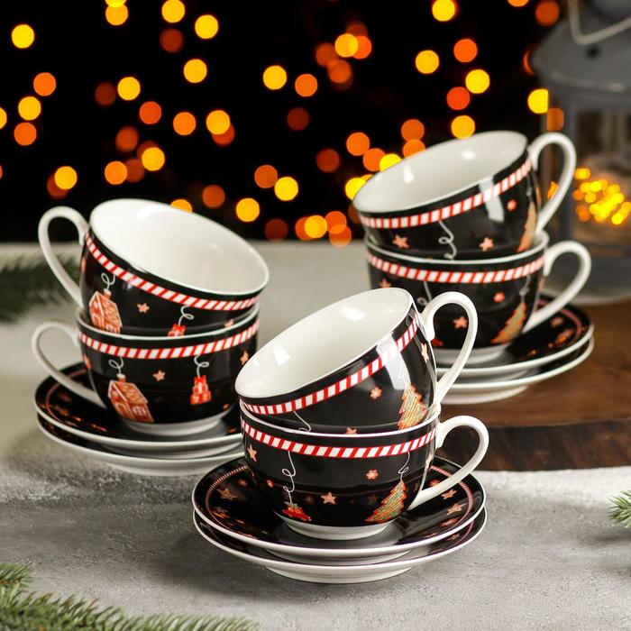 Сервиз чайный Magistro «Новый год. Пряничное волшебство», 12 предметов: чашка 280 мл, блюдце d=15 см
Сервиз чайный Magistro «Новый год. Пряничное волшебство», 12 предметов: чашка 280 мл, блюдце d=15 см