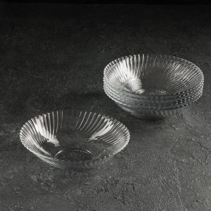 Набор глубоких тарелок Diamond, d=17 см, 6 шт, цвет прозрачный
Набор глубоких тарелок Diamond, d=17 см, 6 шт, цвет прозрачный