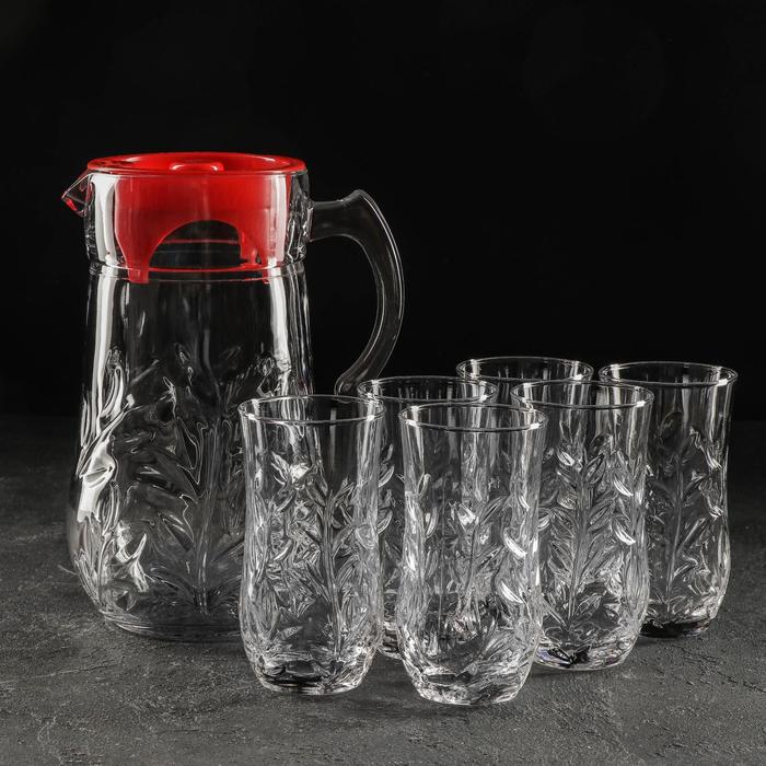 Набор питьевой 7 предметов: кувшин 1,7 л, стакан 300 мл, 6 шт
Набор питьевой 7 предметов: кувшин 1,7 л, стакан 300 мл, 6 шт