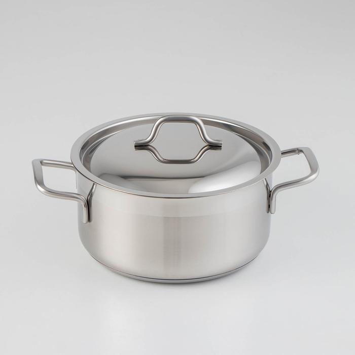 Кастрюля «Крокус Классика», 2 л, металлическая крышка
Кастрюля «Крокус Классика», 2 л, металлическая крышка